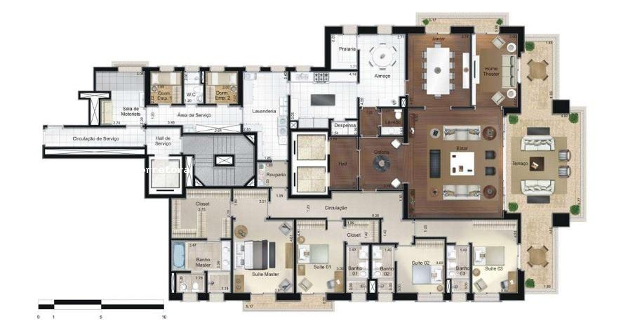 Apartamento, 3 quartos, 407 m² - Foto 28