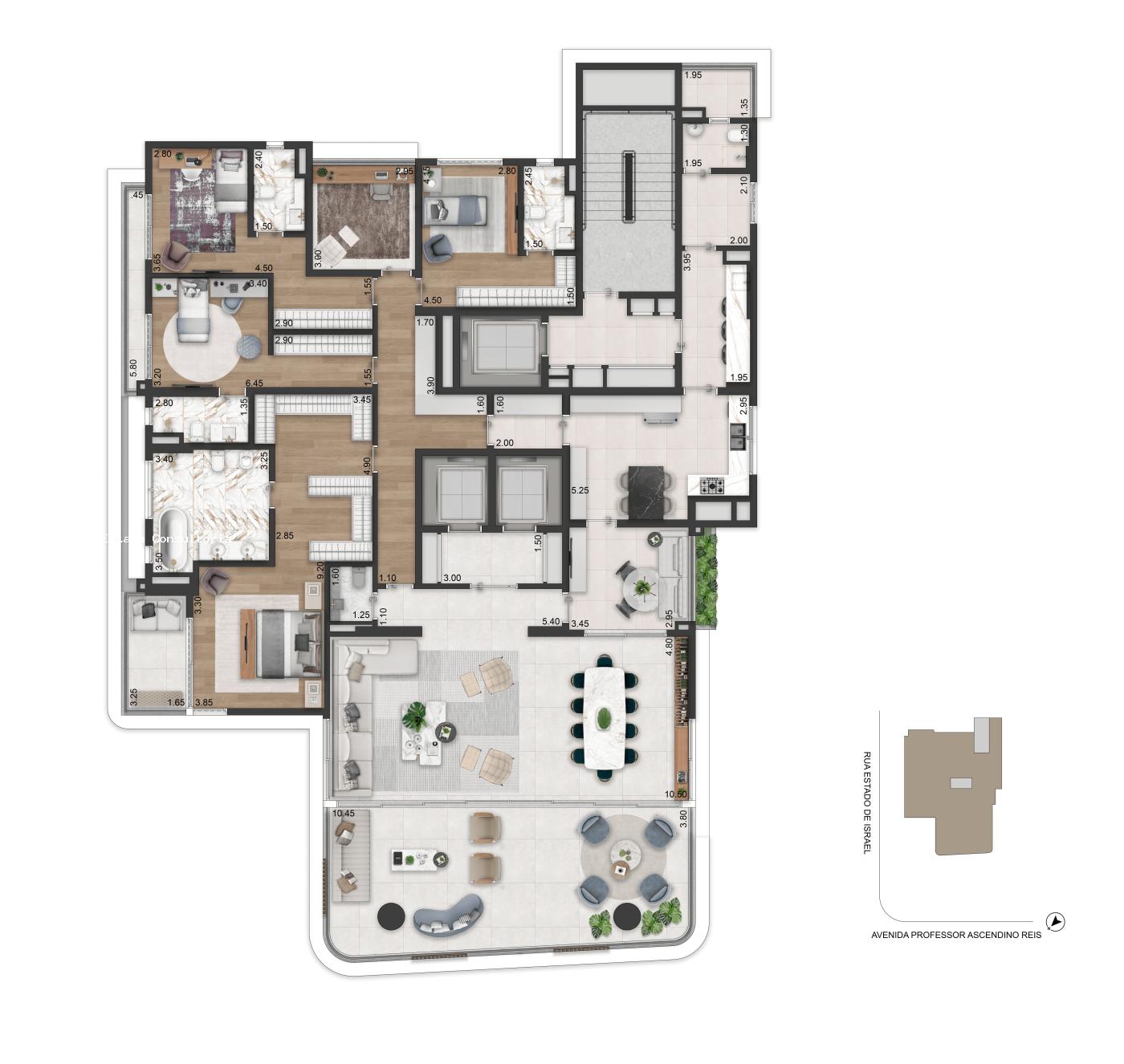 Apartamento, 4 quartos, 337 m² - Foto 2