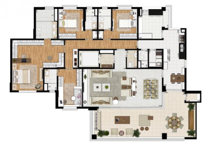 Apartamento, 4 quartos, 250 m² - Foto 21