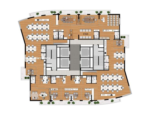 Conjunto Comercial-Sala para alugar com 1 quarto, 478m² - Foto 2