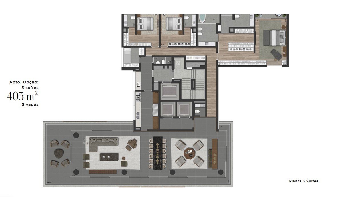 Apartamento, 3 quartos, 403 m² - Foto 15