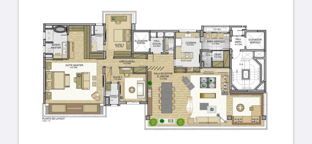 Apartamento, 4 quartos, 240 m² - Foto 20