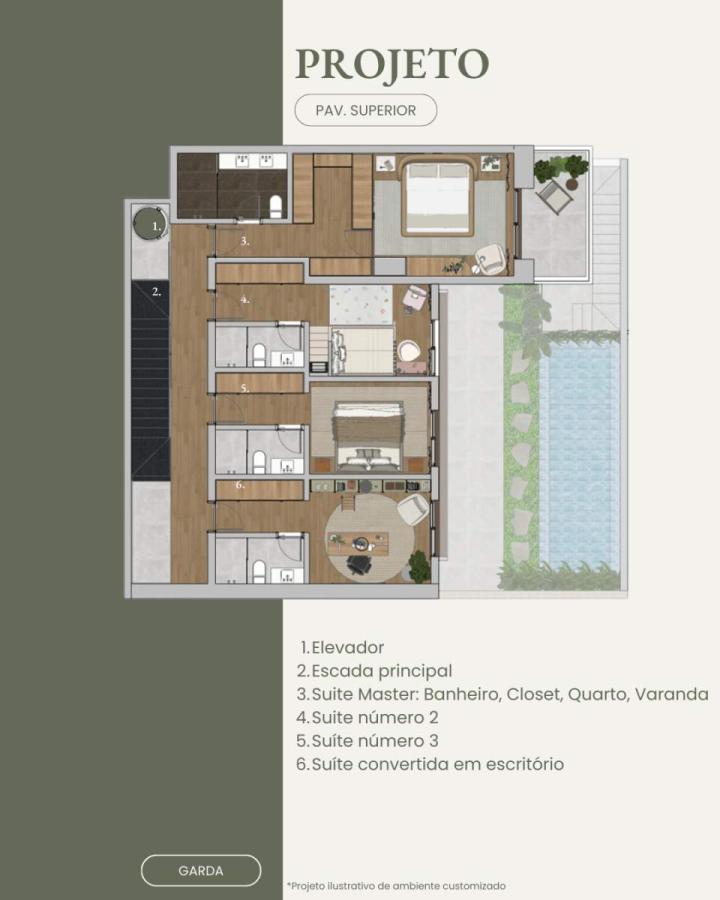 Casa de Condomínio, 4 quartos - Foto 10