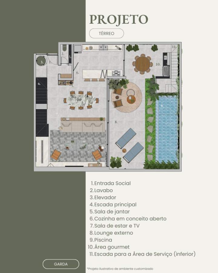 Casa de Condomínio, 4 quartos - Foto 11