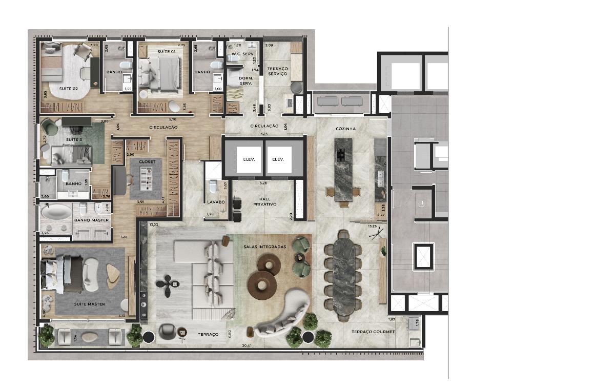Apartamento, 4 quartos, 300 m² - Foto 10