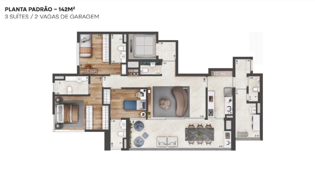 Apartamento, 3 quartos, 25000 m² - Foto 23
