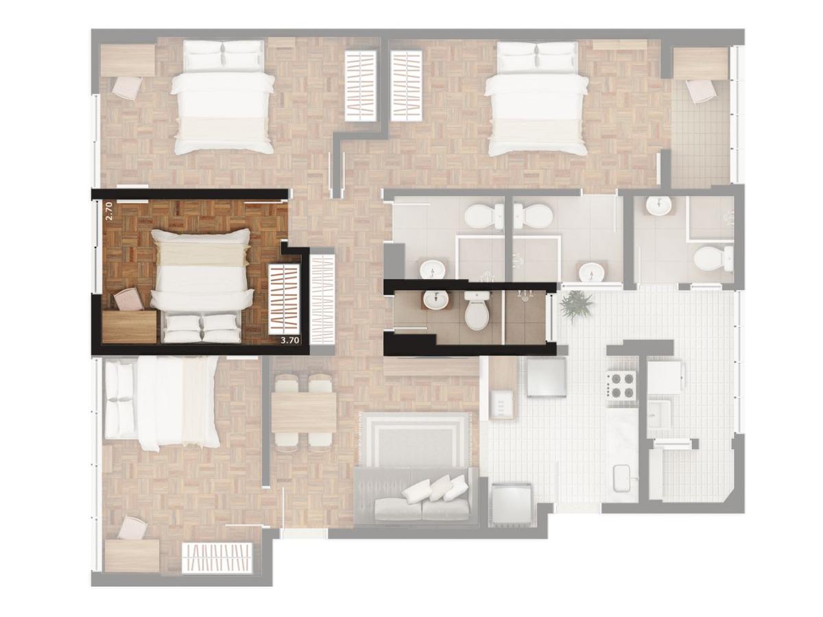 Apartamento, 5 quartos, 146 m² - Foto 22